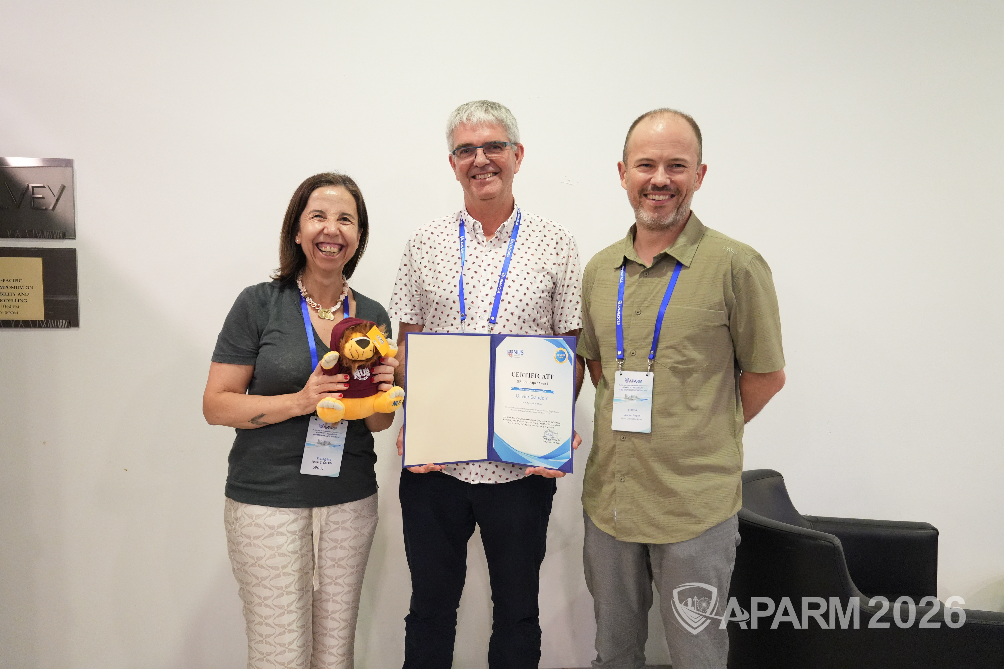 Olivier Gaudoin and part of his co-authors